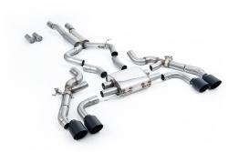 BMW X3 G01/X4 G02 S58 - Axle Back Systems, Black tail pipes - FMSSXBM1211