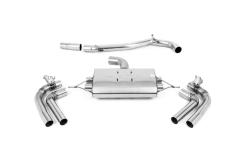 Milltek Exhaust – Seat Cupra Formentor 2.0TFSI 4Drive 310PS Particulate Filter-back Exhaust with black tail pipes - FMSSXSE253
