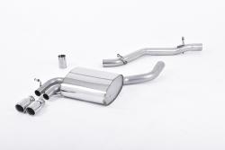 Milltek cat back exhaust system for Audi A3 3.2 3 & 5 door - FMSSXAU504