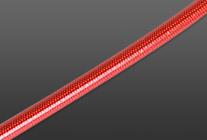 Transparent Red PVC Covered Brake Hose - TR Red