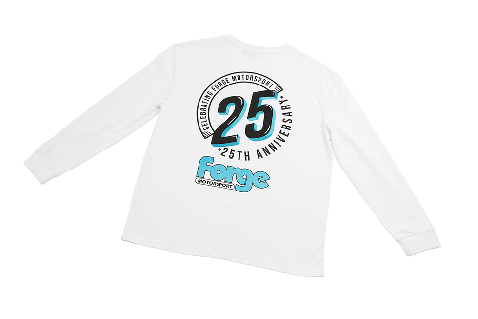 Forge Motorsport &#039;25 Years&#039; Long Sleeved T-Shirt