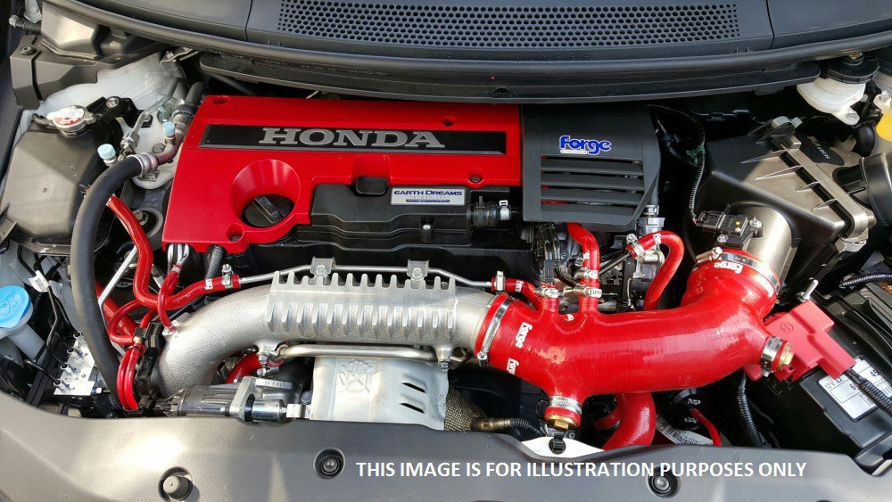 Forge Motorsport blow Off Ventil kit rojo para Honda Civic Type R fk2 año 2015-2017 